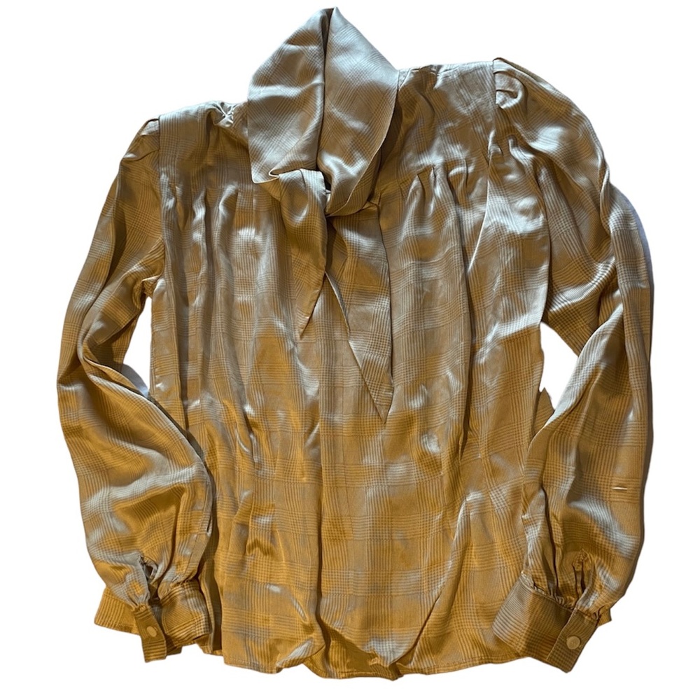 100% Silk Vintage Levante Blouse